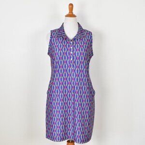 Tee 2 Sea Golf Nautical Print Sleeveless Dress - XL